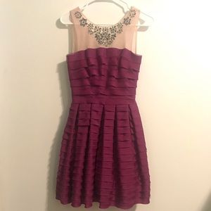 BCBGMaxAzria Light Magenta Marina Dress w/ Pockets